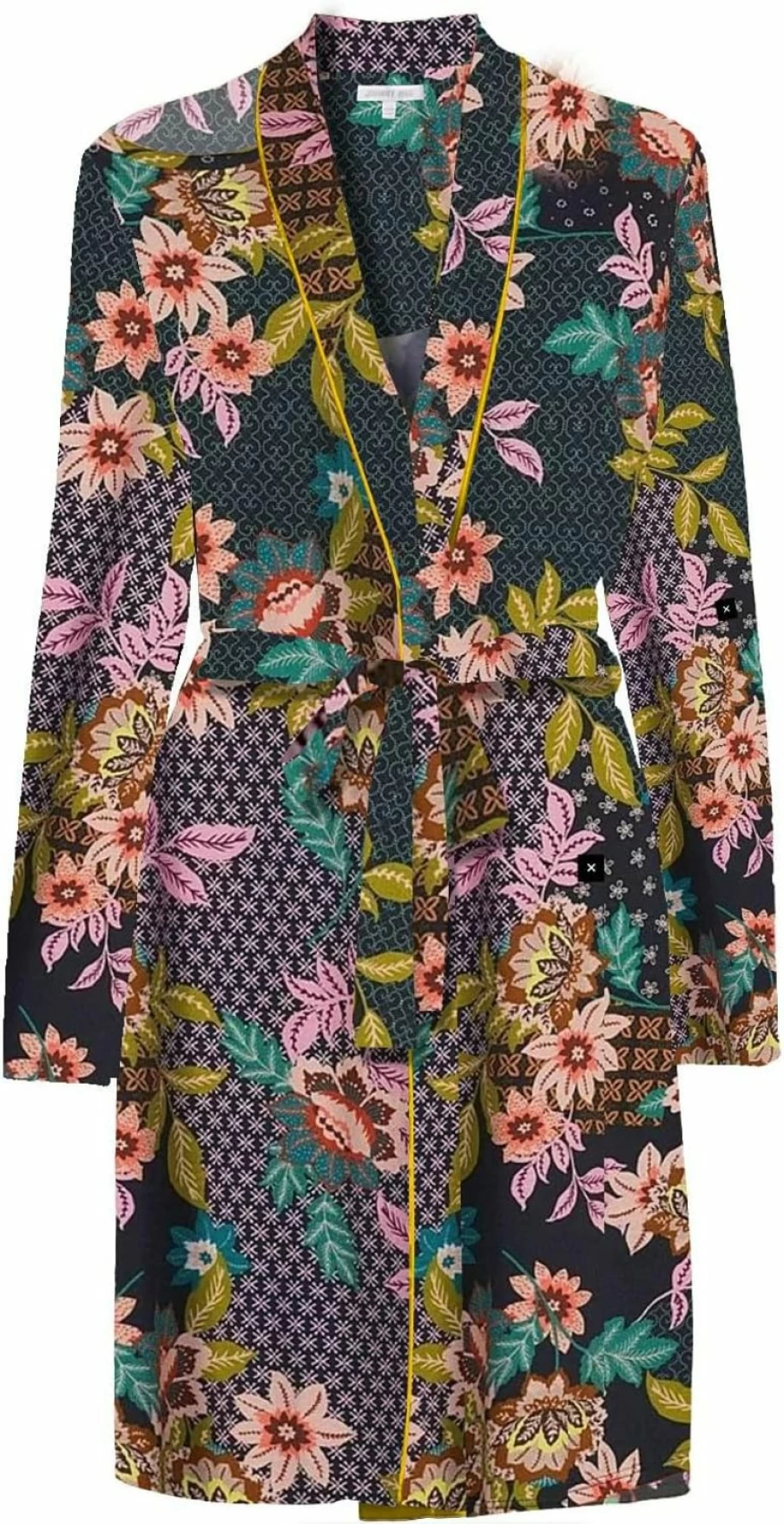 Johnny Was Women's Delfino Floral Print Modal Cotton Sleep Robe