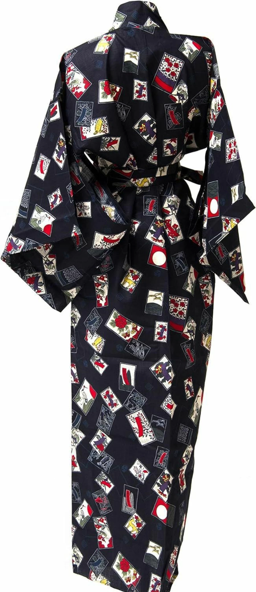 Dita Women's Traditional Japanese Yukata Robe Set - Kyoto Style Casual Kimono with Easy Wearing Kawaii Design