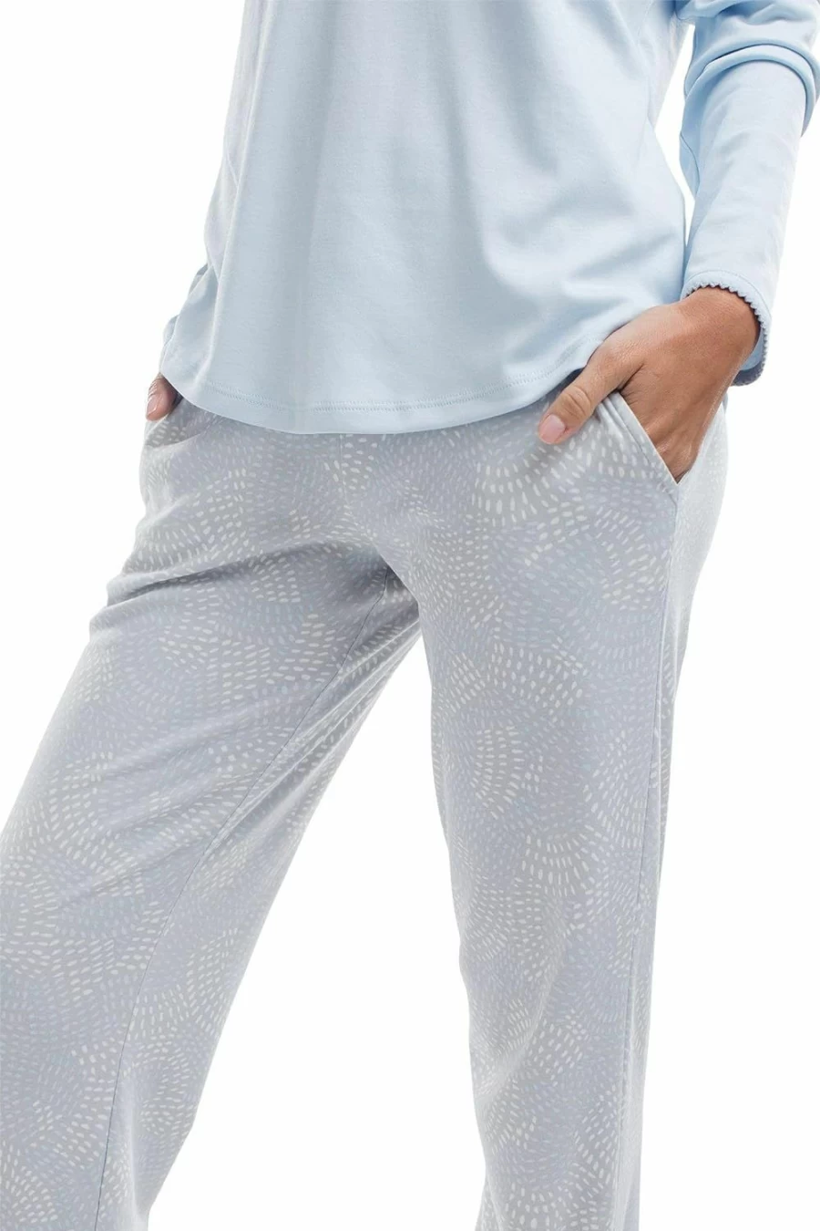 "Jijamas Women's Pima Cotton Pajama Set - Ultra Soft Sleepwear for Weekend Comfort"
