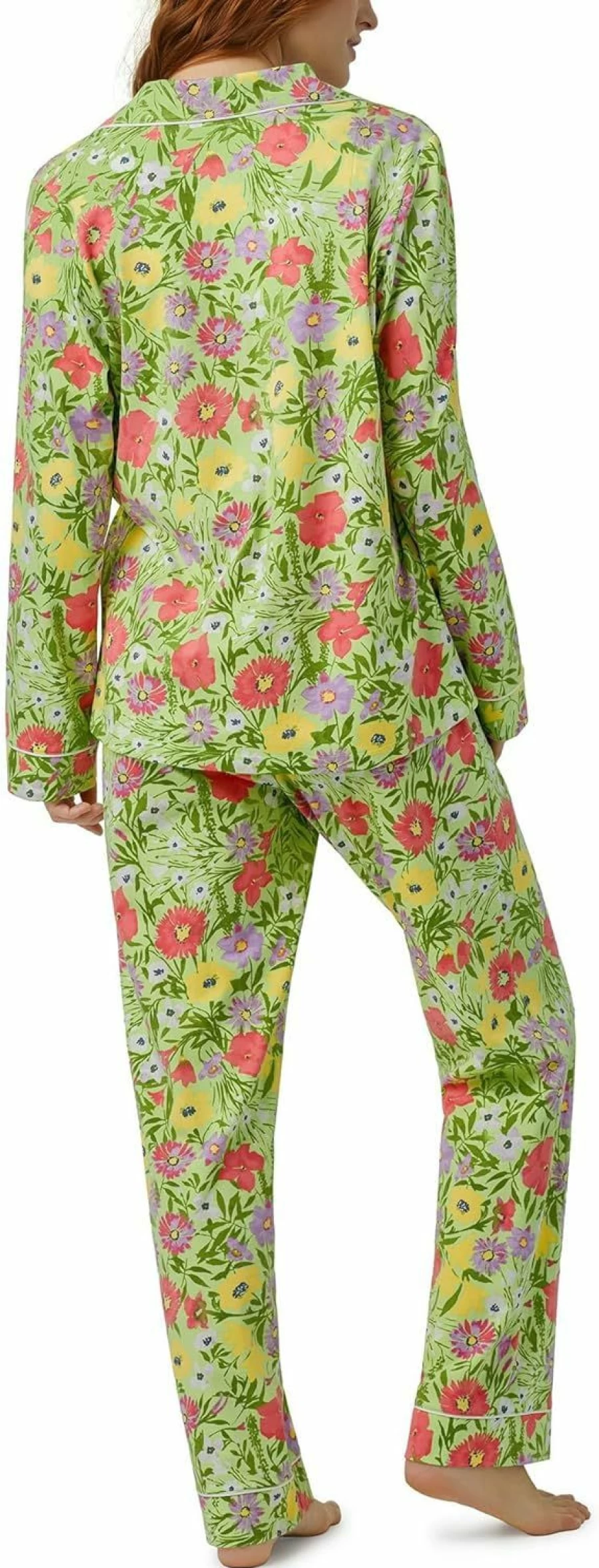 "Bedhead PJs Women's Classic Long Sleeve Pajama Set - 100% Cotton Comfort Pull-On Sleepwear with Elastic Waistband"