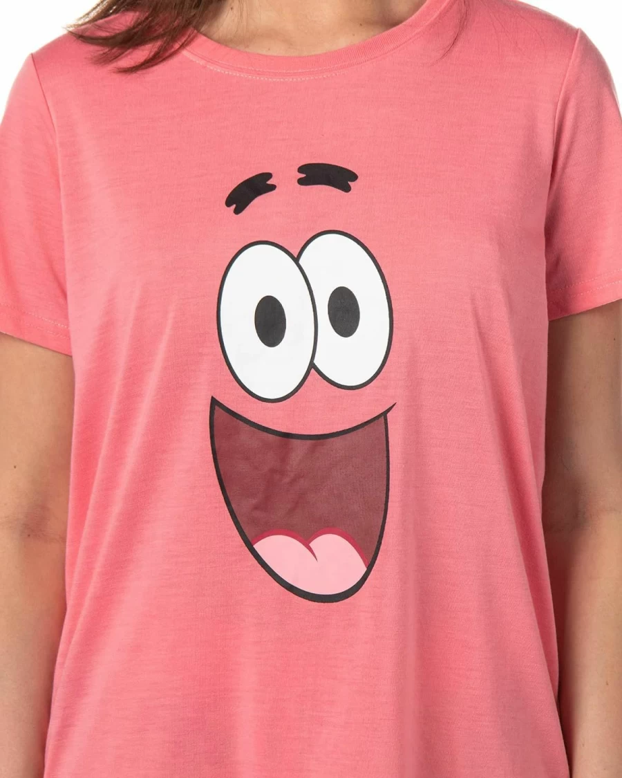 INTIMO Women's SpongeBob SquarePants & Patrick Star Sleepwear Pajama Set