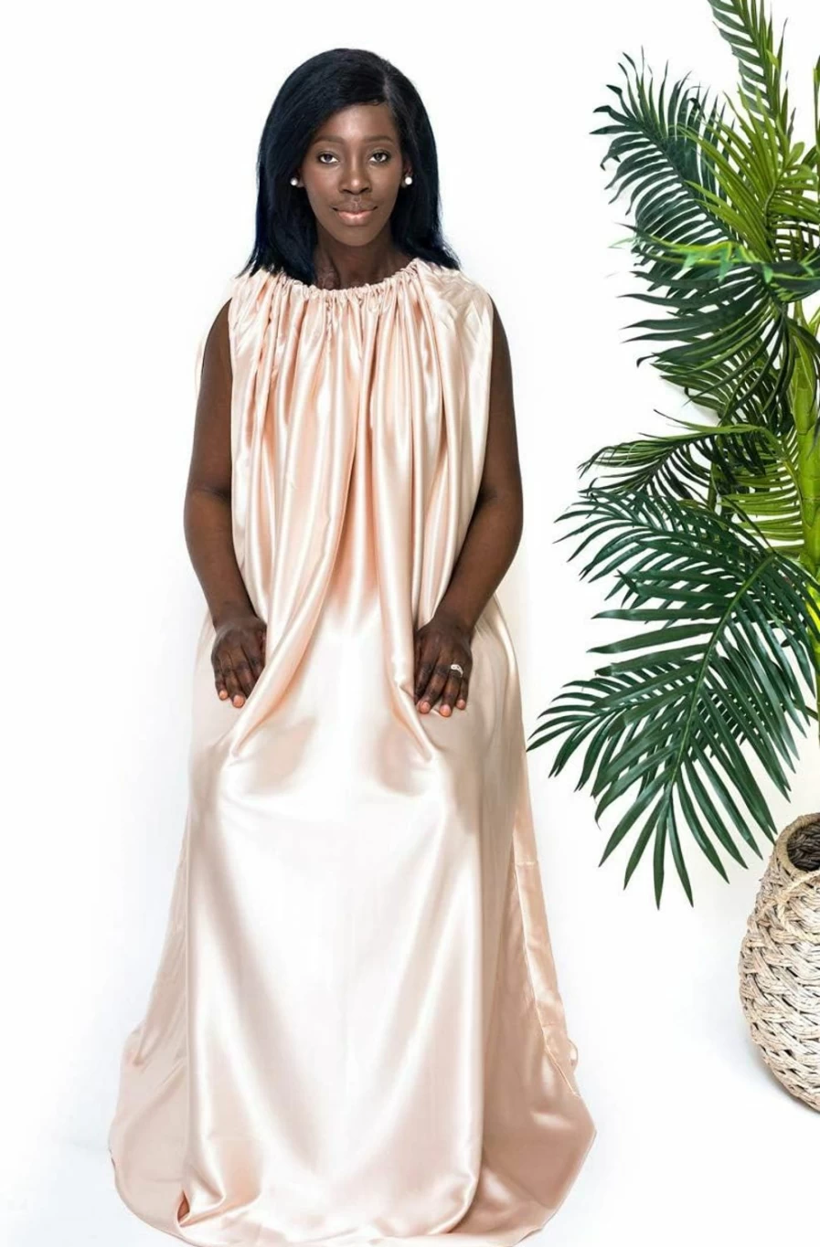 BODY&FIT Champagne Steam Gown - Luxurious Spa & Sauna Robe, Eco-Friendly Soft Fabric, Full Body Cover Bathrobe for Women & Men