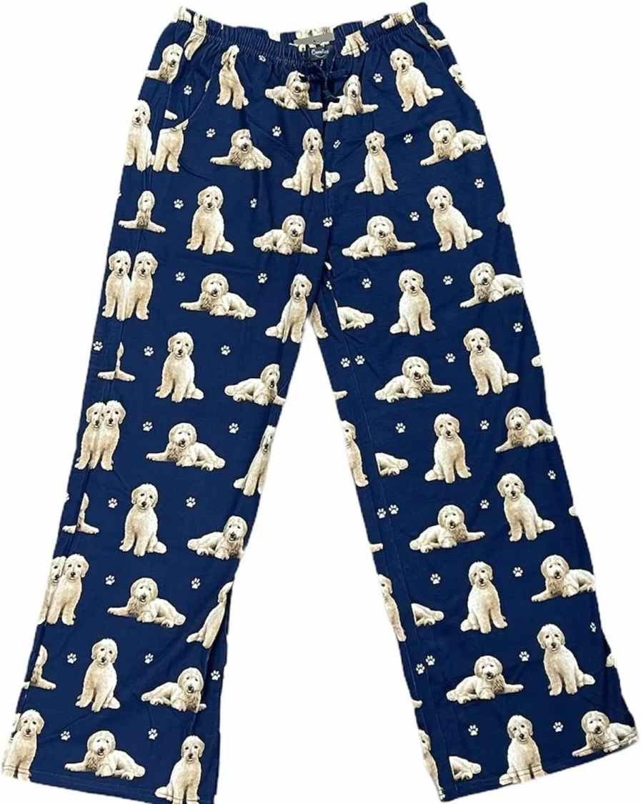 Comfies Super Soft Goldendoodle Pajama Pants - Lightweight Cotton Blend Lounge Pants for Men & Women, Cozy Gift for Dog Lovers