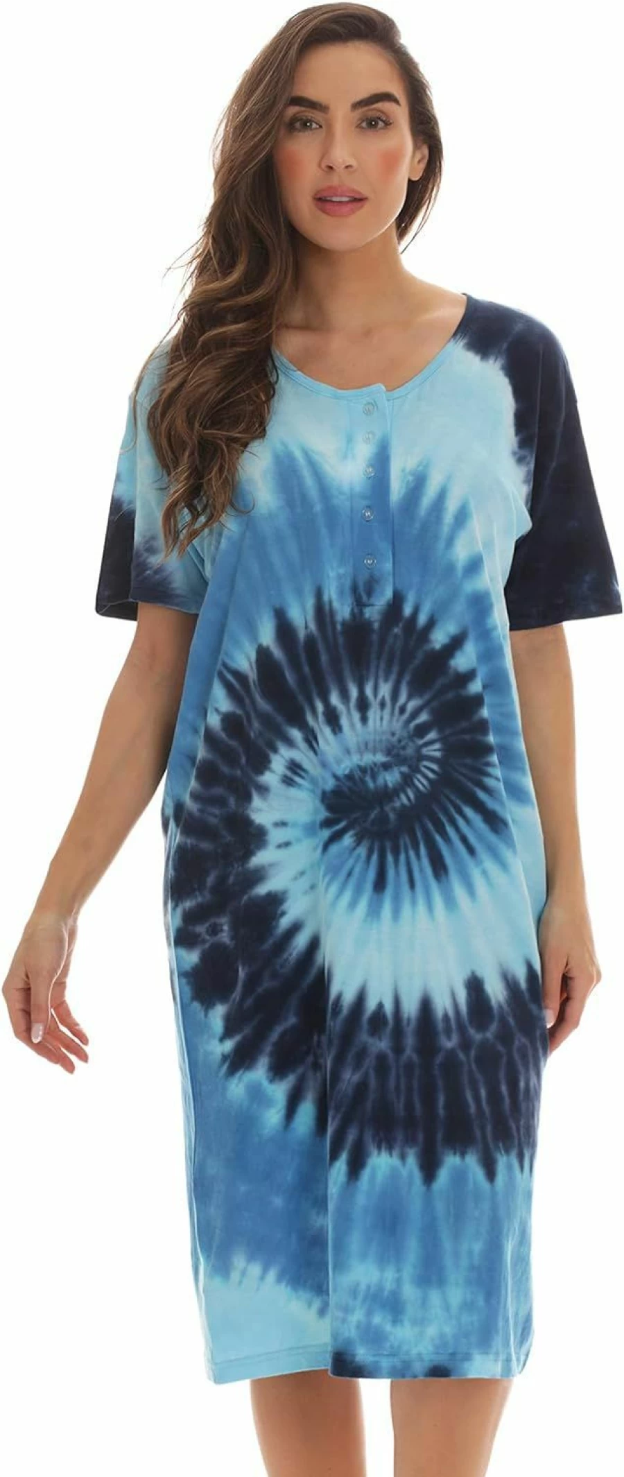Just Love Women's Comfortable Short Sleeve Nightgown - Soft Sleepwear for Relaxing Nights