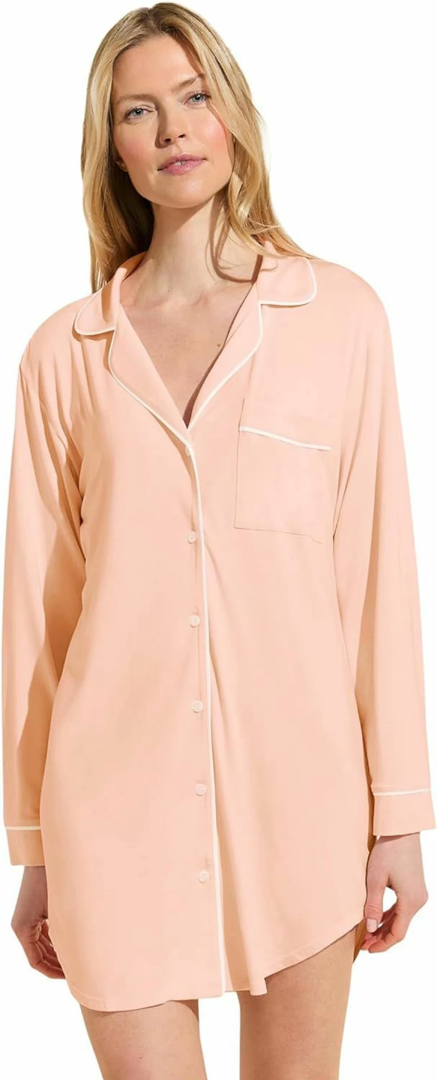 Eberjey Gisele Classic Women's Sleepshirt - Comfortable & Soft Pajama Top for Women