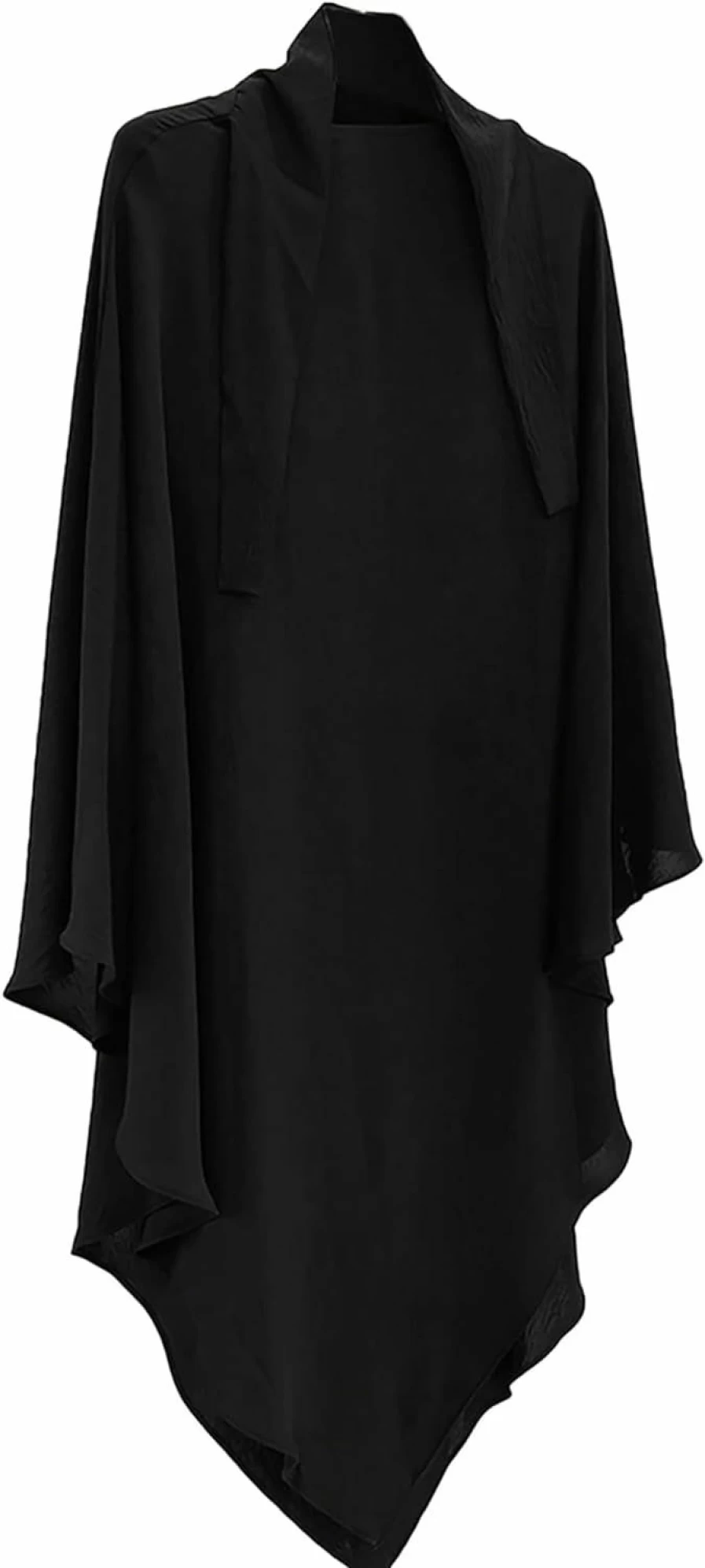 Zofocy Islamic Women's Khimar Abaya - Long Sleeve Muslim Prayer Dress, Dubai Kaftan Hijab in Pure Colors