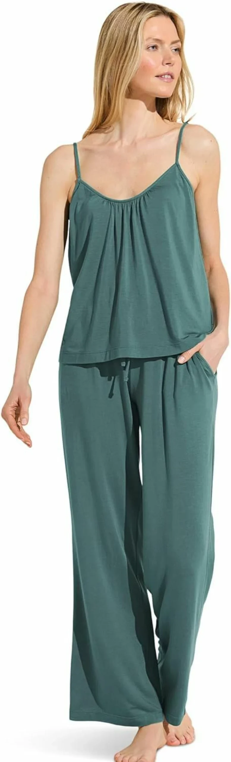 Eberjey Women's Gisele Tencel Modal Pajama Set - Soft Cami Top & Comfortable Pants for Sleepwear