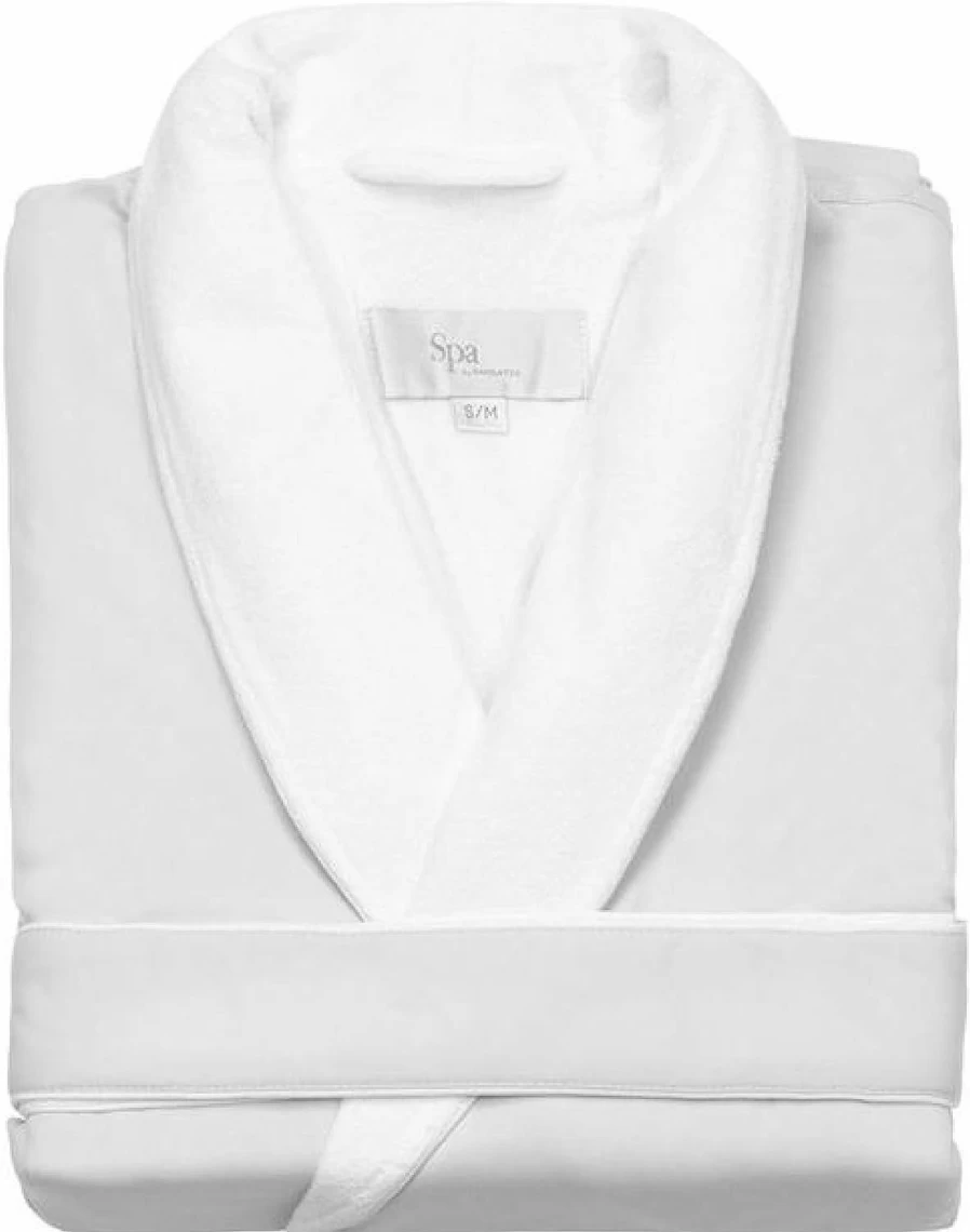 Kassatex Women's Luxury Spa Robe - Soft Silver Sage Bathrobe for Relaxation, Sizes S-M