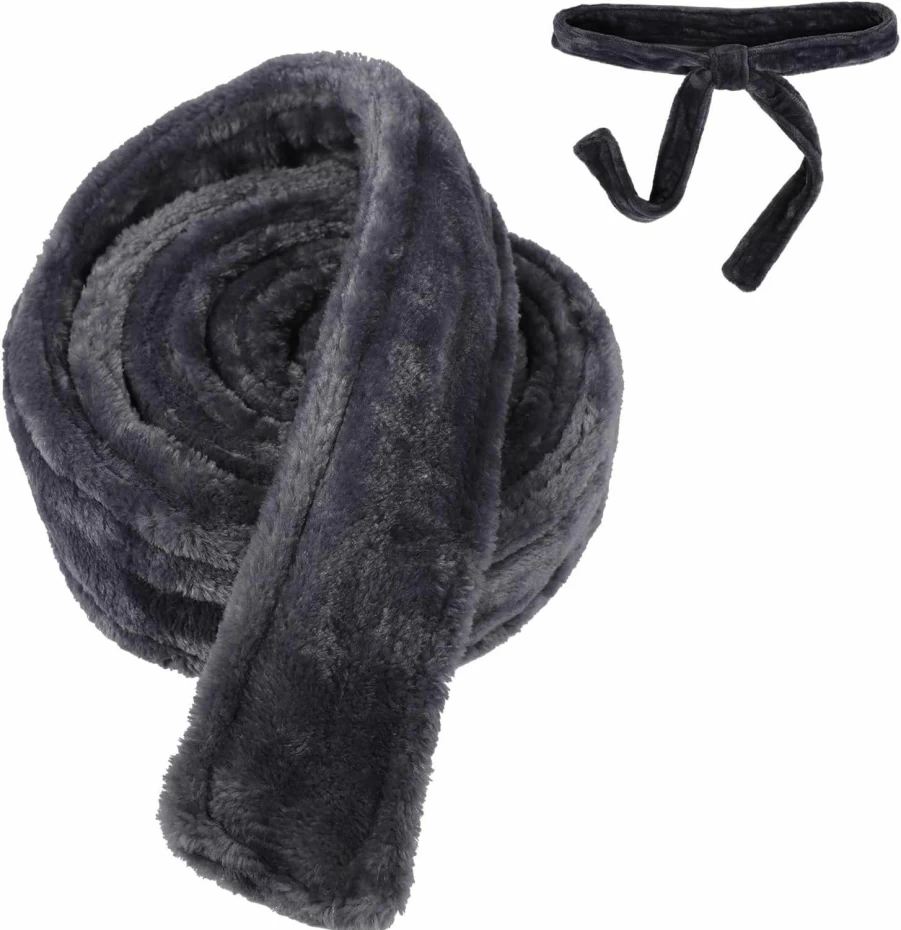 BOXOB Unisex Flannel Bathrobe Belt Replacement - 71 Inch Long, 1.6 Inch Wide, Soft Thick Waistband for Pajamas & Hotel Robes