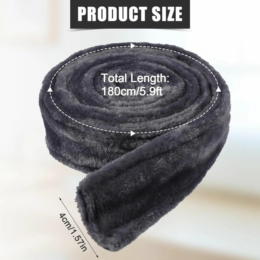 BOXOB Unisex Flannel Bathrobe Belt Replacement - 71 Inch Long, 1.6 Inch Wide, Soft Thick Waistband for Pajamas & Hotel Robes