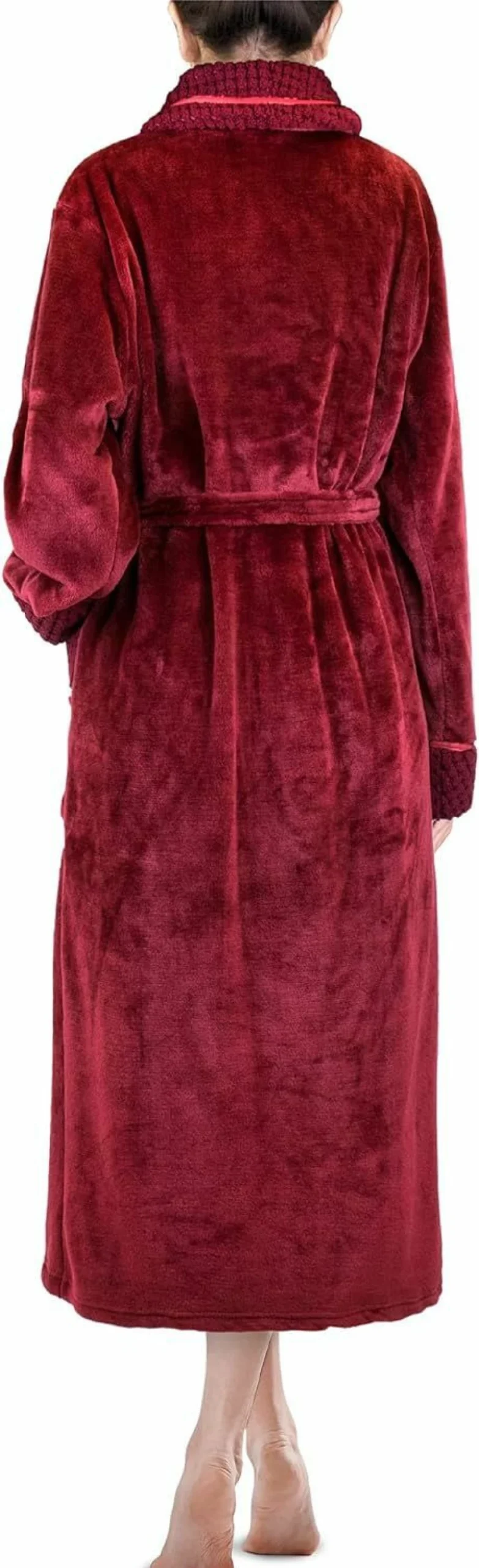 PAVILIA Women's Soft Fleece Robe - Cozy Warm Long Plush Bathrobe for Spa, Lounge & Winter
