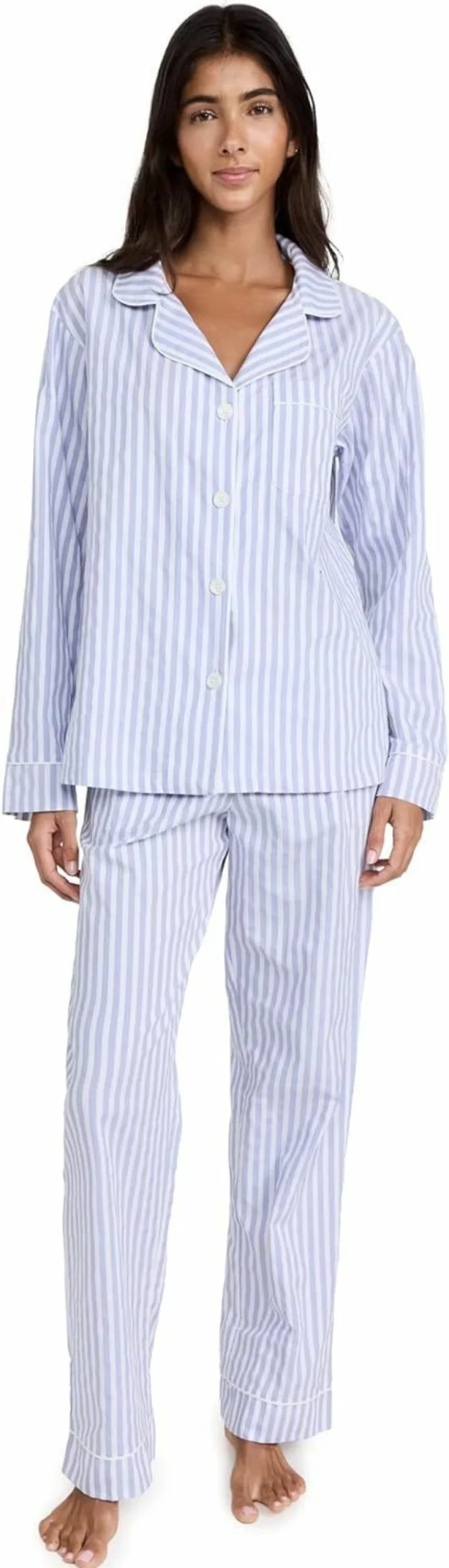 BedHead Pajamas Women's Classic Striped Sleepwear Set - Comfortable Cotton Pajamas for Women