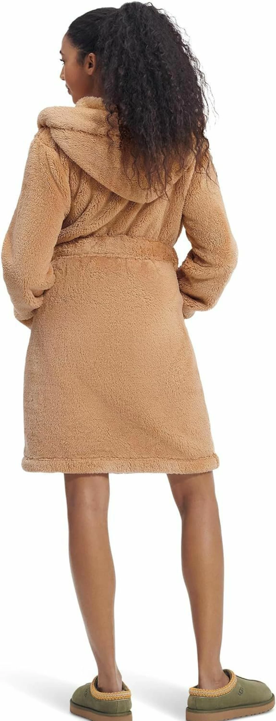 UGG Women's Aarti Plush Fleece Robe - Cozy Winter Bathrobe with Soft Lining